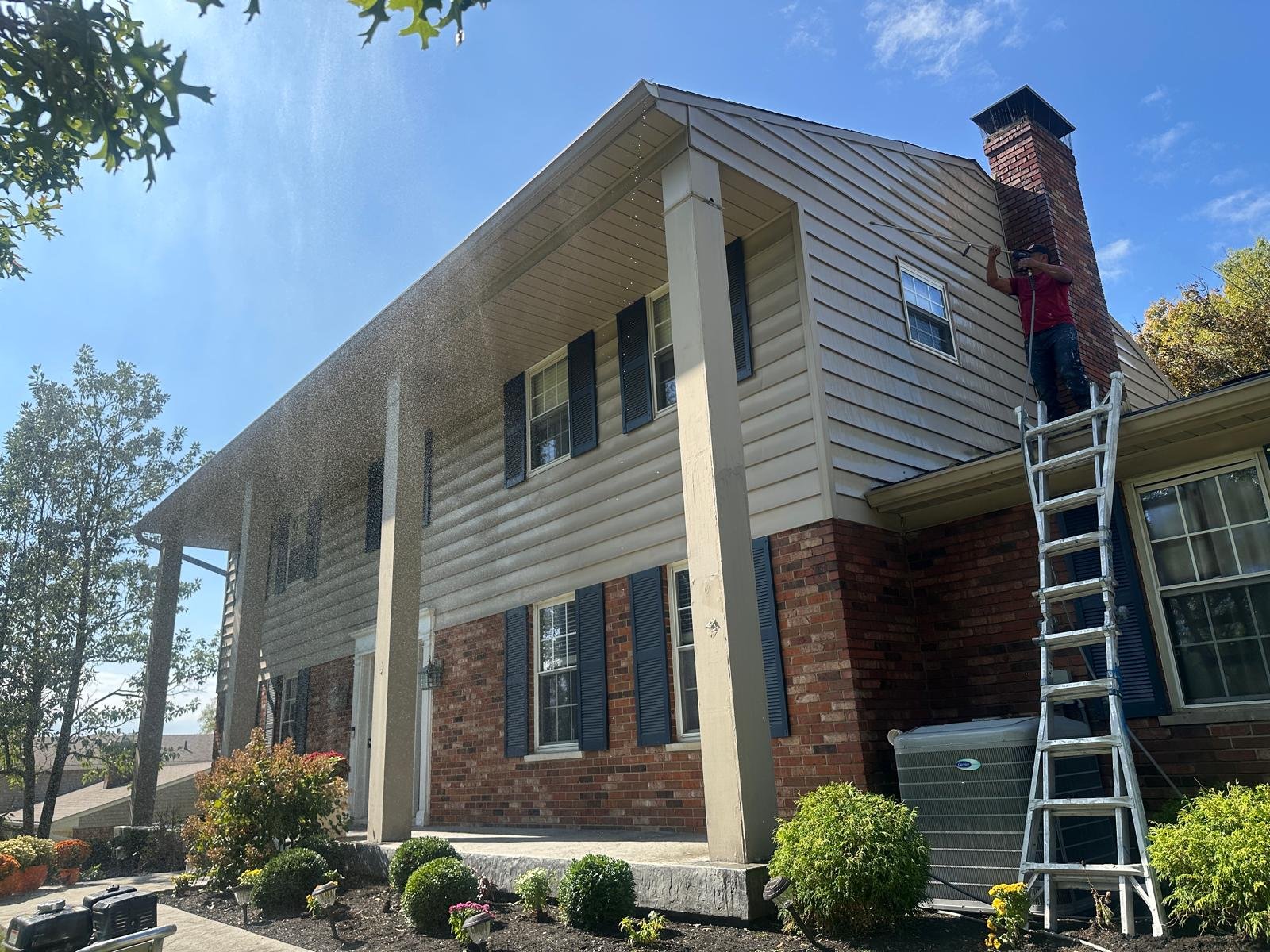 Power washing service by RJ Painting and Remodeling Services